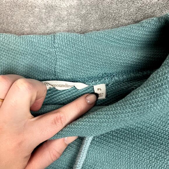 Lot of 2 Soft Surroundings Danika Tunic Top Sweater Hooded Women's Petite Large - Picture 11 of 15